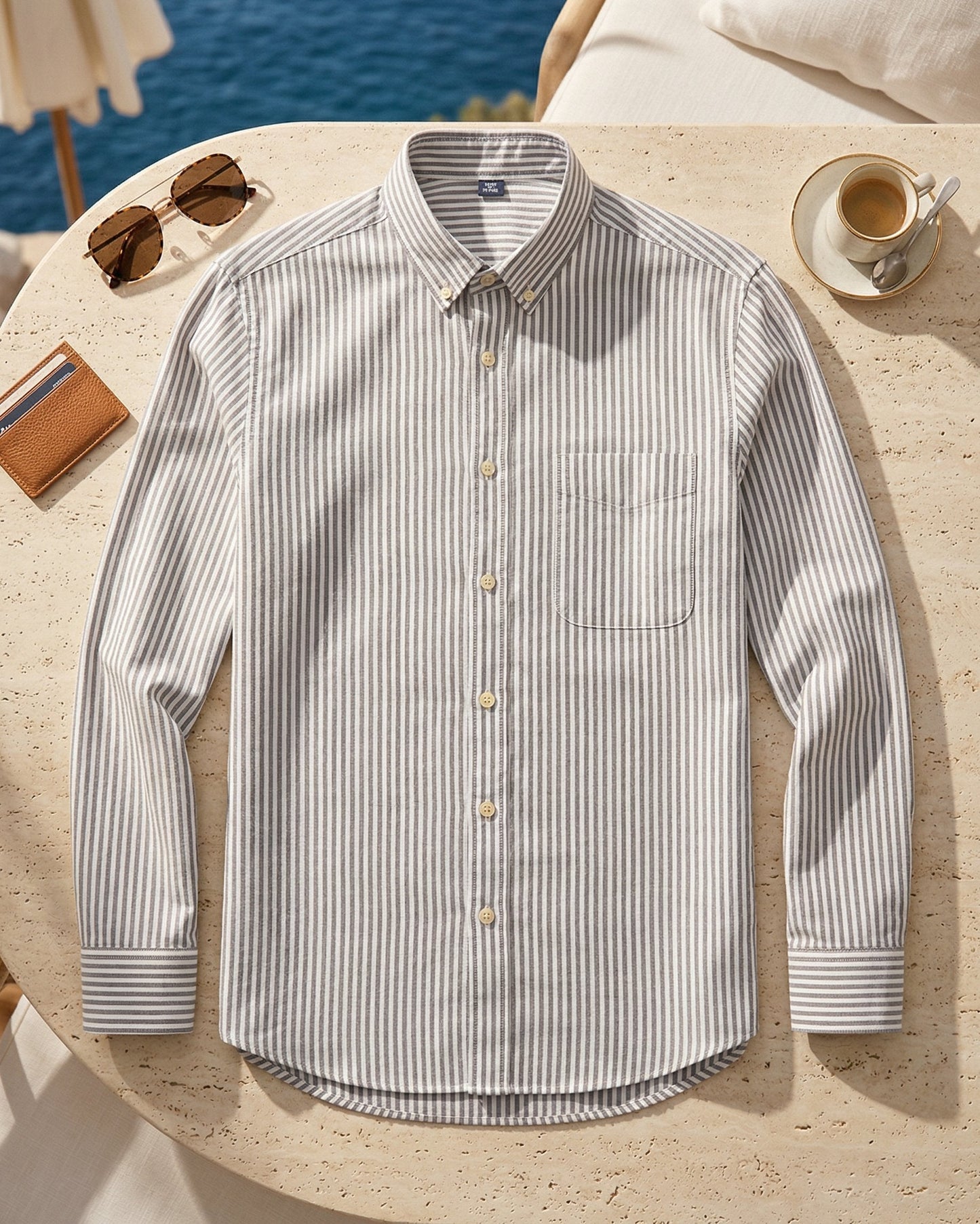 Dario Cotton Button-Down Shirt